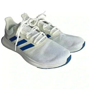 Adidas Men's Running Shoes in White/Royal Blue Size 11 EUC
